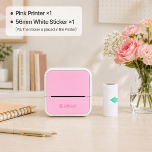 ORICO | ORICO S1 Mini Wireless Thermal Label Printer Inkless Bluetooth Printers For Photo Printing Office Organizer DIY Sticker Maker