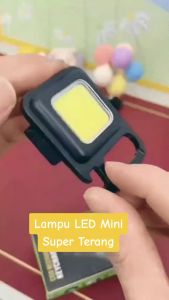 Mini COB Keychain Light: Lampu Senter LED Portable & Gantungan Kunci