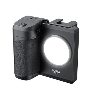 PH-14 tay cầm không dây Grip Giá để điện thoại ổn định được xây dựng trong đèn LED với từ xa cho phổ điện thoại di động