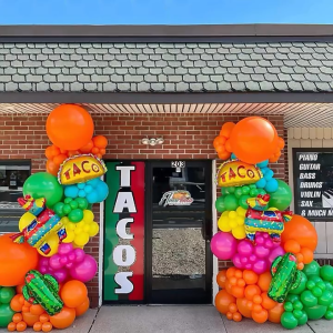 Mexican Fiesta Foil Balloon Summer Taco Alpaca Pinata Coconut Tree 16 Inch Alphabet Tropical Theme Hat Avocado Burrito