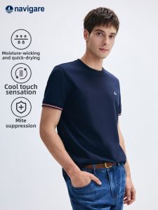 Navigare | Cool Black Short Sleeve T-shirt