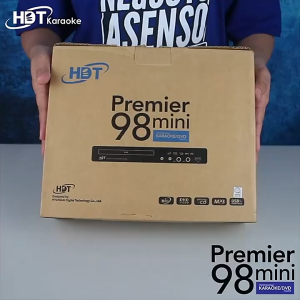 Ap Trading Mega Pro Plus Platinum Junior 2 HDT P-98mini DVD Karaoke Player w/ 1 KM219 Wired Microphone (Original) 1 Year Official Warranty