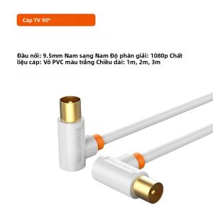 CABLETIME 90 Độ HD Ăng-ten TV STB Video Line 1080P 3C2V Cáp Vệ Tinh Chất Lượng Cao Để Sử Dụng Trong Nhà