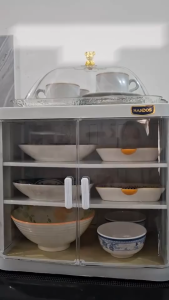NAIBA - FOOD CABINET BISTRO (NANDOS)/rak lauk matang 3 susun/rak serbaguna/drop only/khusus gosend/instan