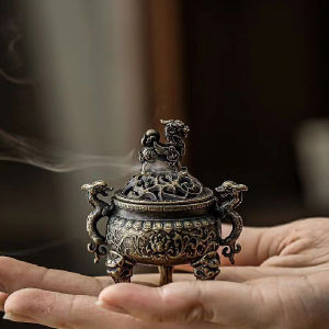 เตาเผาน้ำหอมเซ็นเซอร์ เตาเผาน้ำหอมรูปทรงกระถางทอง ตู้โชว์น้ำหอมสุดหรูหรา ตกแต่งร้านน้ำชาและบ้าน