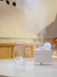 Ready Humidifier Diffuser Night Light Moon Fall USB 300ml Type K31 - Pengharum Ruangan