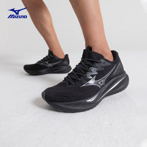 Mizuno Mens Casual Running Shoes ASTRO plus Black Samurai Sports Training Low Top Breathable Mesh Shoes Lightweight Anti-slip Rubber