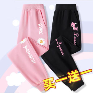 Girls Sport Pants Spring Autumn Style Childrens Trendy Long Trousers Cotton Material Casual Comfortable Kids Fashion Wear