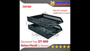 Document Tray Plastik 2 Tingkat Susun DT 800 Joyko / Rak Dokumen Bahan Plastik Bertingkat