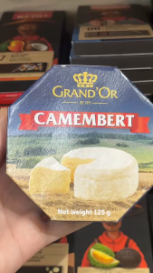 Date 04/27  Phô mai Camembert Grand’Or 125g - Unilac Grand’Or Camembert Cheese 125g