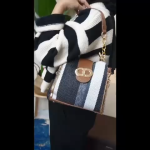 SKM Womens Sling Bag Stripe Design Beg Silang CS317