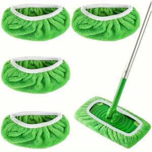 2 colors optional. 4 high-quality reusable mop pads: washable durable for dry & wet use highly absorbent.