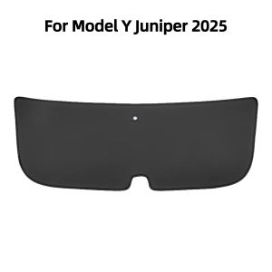 PINMIAP 1PC Fit for Tesla Model Y Juniper Model 3 Highland Trunk Tailgate Guard Pad Black Leather Scratch Resistant No Drill