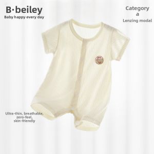 BEILEYI | Summer Baby Bodysuit Thin Fabric