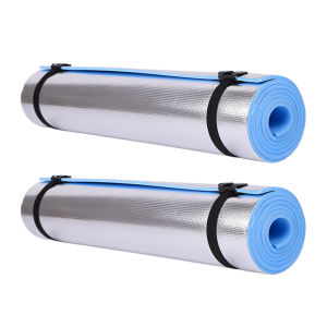 Non-Slip Waterproof Yoga Mat with Aluminum Membrane for Yoga Pilates and Outdoor Workout Sessions