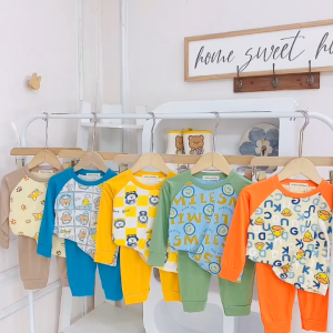 Bộ Dài Tay Thun Lạnh MinkyMon Cho Bé 7-26kg Cao 80-122Cm Mềm min Thoáng Mát