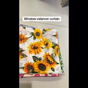 Valancer Christmas Curtain /small curtain for window /15 inches haba tela po eto