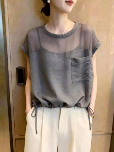Elegant Unique French Style Trendy Fashion Blouse