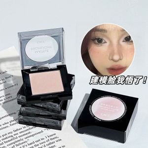 CACE Black Obsidian Matte Highlighter Powder Skin Brightening Cheekbones Contouring under Eye Circles Correction Makeup Tool