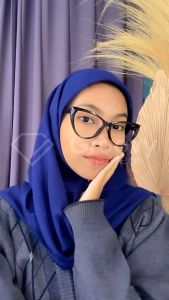 Groovy Eyewear - Kacamata Rissa Cat Eye Normal Minus Cylinder Antiradiasi Uv