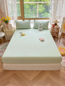 JIFANPAUL | Anti-slip All Cotton Bed Skirt three-piece set