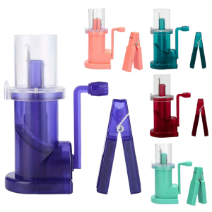 เครื่องถักไหมพรมแบบพกพา อุปกรณ์ถักสร้อยข้อมือด้วยมือ เครื่องมือถักตกแต่ง ที่ถักไหมพรมแบบมือถือ