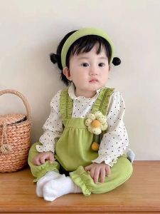 ชุดคลุมศีรษะเด็กผ้าฝ้ายแท้สไตล์เกาหลีสำหรับเด็กวันเกิด เสื้อคลุมเด็กผู้หญิงแบบกันหนาว ชุดคลุมศีรษะเด็ก ชุดเด็ก ชุดฤดูใบไม้ผลิ