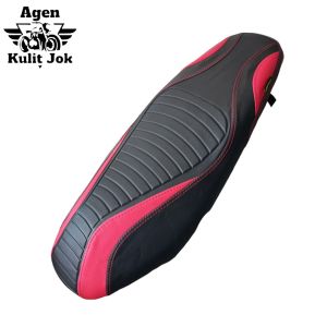 Sarung jok motor/ cover jok motor tanpa staples PAKAI KARET BISA PASANG SENDIRI/ lepas pasang/ NEW