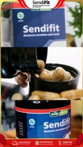SendiFit Original Obat Herbal Saraf Syaraf Kejepit Terjepit Nyeri Pinggang Encok sakit Pinggang Nyeri Bahu Pundak Diskolasi Bahu Tegang Kaku Kaki Bengkak Asam Urat Rematik Aman BPOM Indonesia