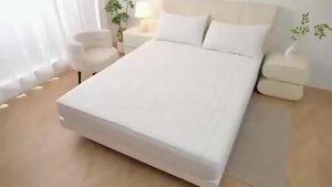 New Waterproof Breathable Fitted Sheet Deep Pocket Mattress Cover Soft Microfiber Elastic Anti-slip for Twin Full Queen King Bed
