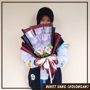 (Ready Stok) buket uang kosong 5 slot murah / kado ulang tahun