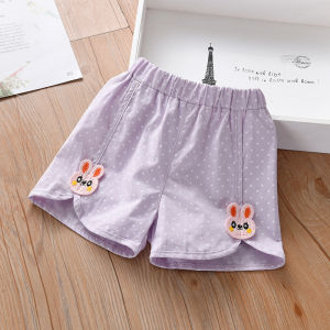Girls Cotton Short Pants Summer Outfit Casual Childrens Clothing Pure Cotton Breathable Kids Trousers for Baby And Toddler