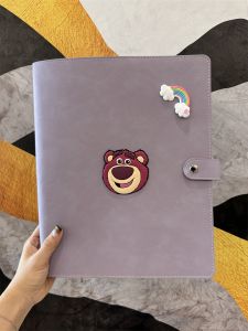 Cute Cartoon Maternity Checkup Storage Book Soft Leather Biodata Folder A4A5 Pages Pregnancy Ultrasound Archive Book