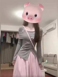 la Early Autumn Clothing Matching a Set of Dress Womens Clothing 2024 New Small Sized Mans Wear High Sense Set Long Dress