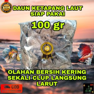 Daun ketapang laut olah siap pakai 100gr
