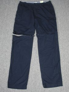 Export Men Spring/Summer Outdoor Pure Cotton Multi-Pocket Detachable Two Section Pants American Hiking Waders Straight-leg Casual Pants