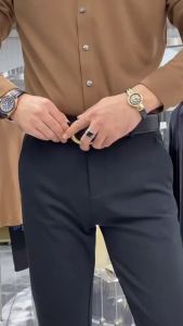 Quần Tây Âu Nam Ống Côn vải Chất Vải Tây Âu Co Giản 4 Chiều Mền Mại Mịn Màng -tannguyen shop