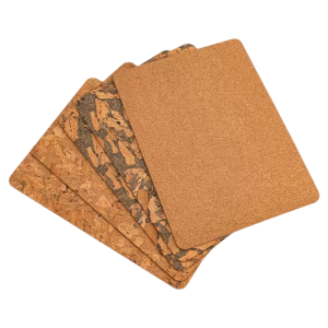 Eco-Friendly Cork Heat Resistant Square Dining Mat Wood Grain Color Table Pad Pot Cup Tea Table Mat Anti-Scalding Bowl Plate Mat