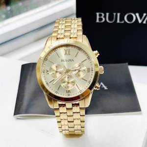 ĐỒNG HỒ NAM CHÍNH HÃNG Bulova 97A128 Quartz Sports Size 40 Gold