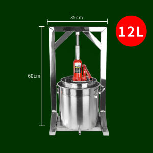 Manual Stainless Steel Grape Press Home Brewing Equipment Oil Sludge Separation Hydraulic Jack Wine Dregs Filter Oil Residue