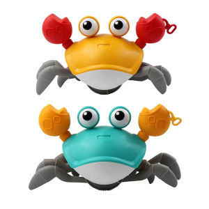Baby Bathtub Toy Crab Toy Portable Clock Beach Shower Accessories for Small Children Mobile Toy Christmas Gift