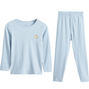 HODO | Hodo Red Bean Fleece Cotton Candy Childrens Underwear Thickened Warm Set For Boys And Girls Students Autumn Clothes Thermal Suit