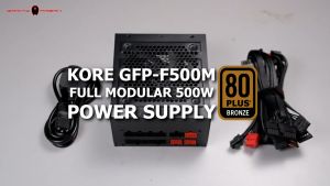 Gaming Freak KORE GFP-F500M Full Modular 500W Power Supply (80 Plus Bronze)
