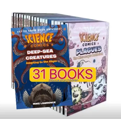 （SG）Science Comics 31 Books Box Set | English Science Graphic Novels for Kids | STEM Educational Comics
