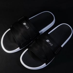 Majazi Sandal Pria Casual - Ibera Black White