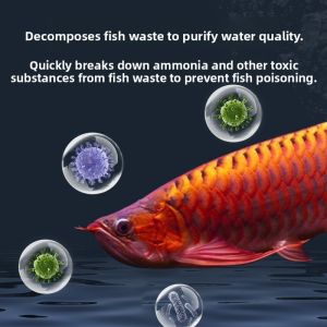 MONLEYTA | Fish Tank Nitrogen Fixing Bacteria Live Microorganisms Water Purifier Stabilizer Of Water Quality Fish Keeping Supplies