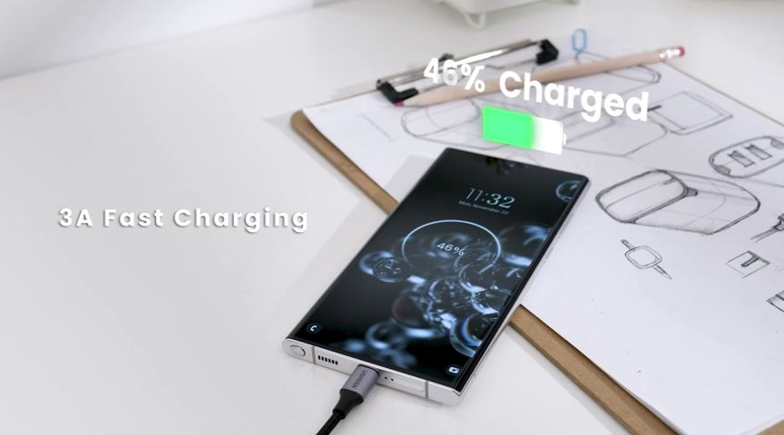 UGREEN USB A To USB Type C Cable 3A 18W Qualcomm 3.0 QC Quick Fast Charging USB 2.0 480Mbps Transfer Speed Durable Nylon Braided Safe Charging Car Play Compatible with iPhone 16 Plus 16 Pro 15 iPad Samsung Galaxy S25 S24 Pixel 8 7 Switch Hero 9 Redmi Note