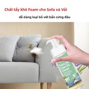Dung Dịch Vệ Sinh Ghế Sofa Vải Đa Năng - Không Cần Nước Tẩy Vết Bẩn Cho Quần Áo Thảm Rèm - Dung Dịch Làm Sạch Vải