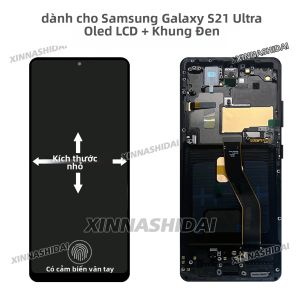 Màn Hình Cảm Ứng OLED LCD Samsung Galaxy S21 Ultra Kích Thước Nhỏ Tương Thích Với Samsung S21 Ultra Có Khung
