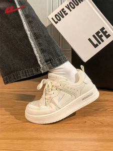Warrior | Thick Sole Soft Bottom Casual Match Student Fashion White Shoes